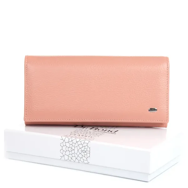 Кошелек Classic Женский кожа DR. BOND W501-2 pink purple