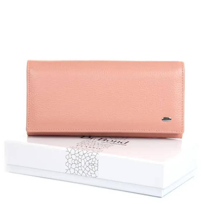 Кошелек Classic Женский кожа DR. BOND W501-2 pink purple