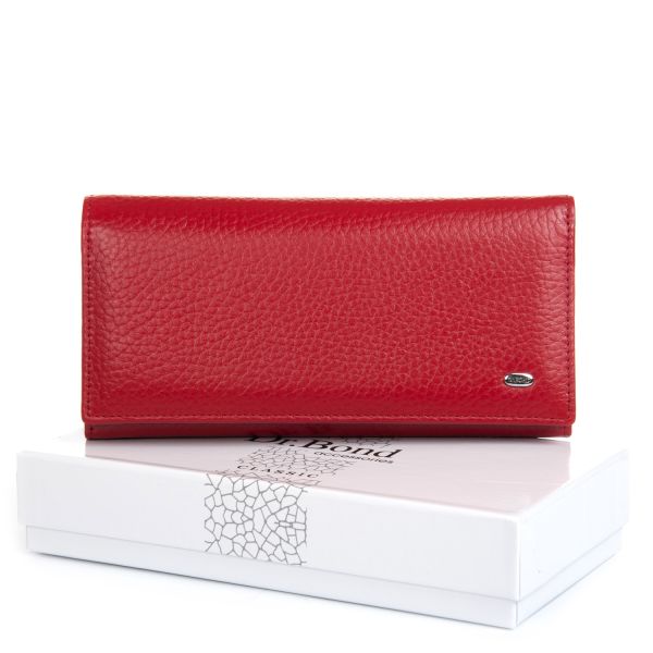 Кошелек Classic Женский кожа DR. BOND W501-2 red