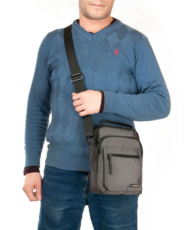 Сумка Мужская Планшет нейлон Lanpad 85028 gray