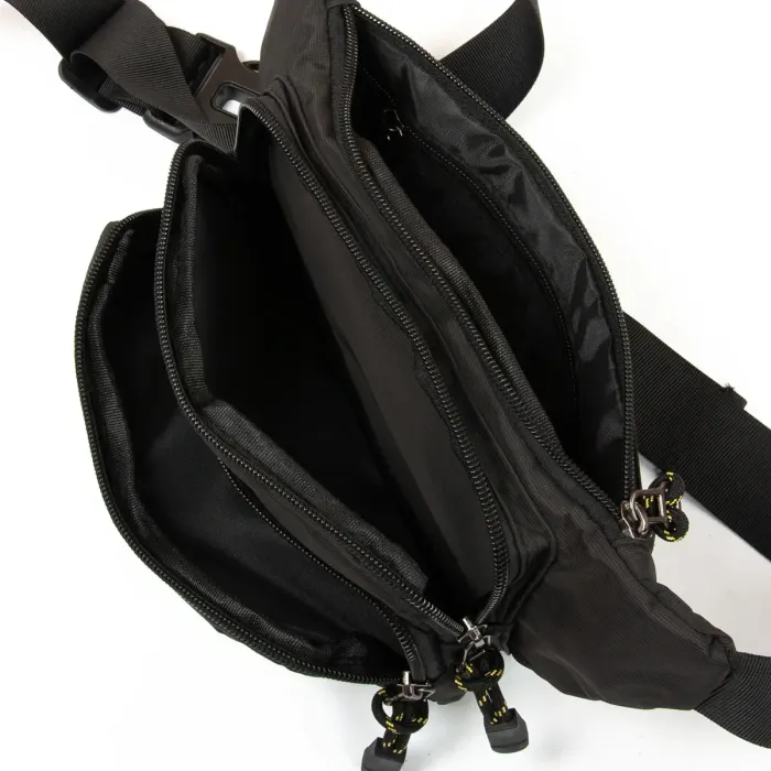 Сумка Мужская На пояс нейлон Lanpad 82062 black