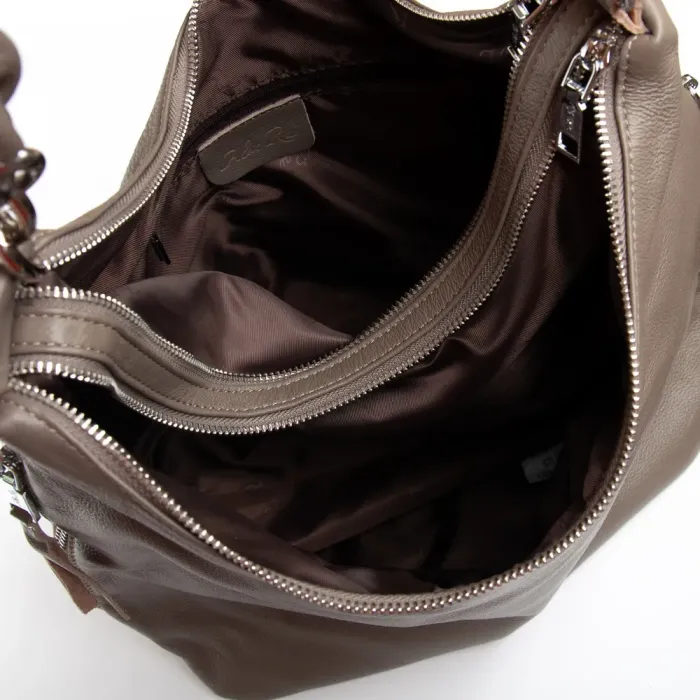 Сумка Женская Классическая кожа ALEX RAI 8087-9 l.grey