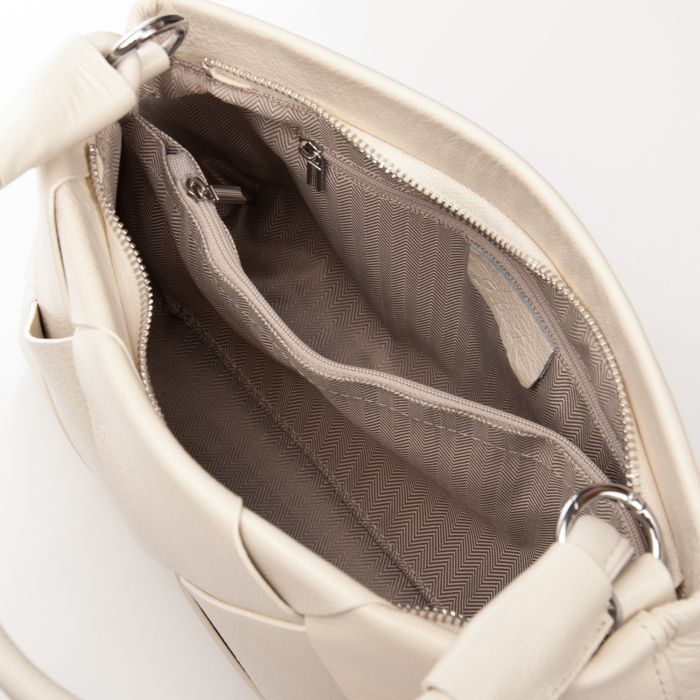 Сумка Женская Классическая кожа ALEX RAI 6610 white