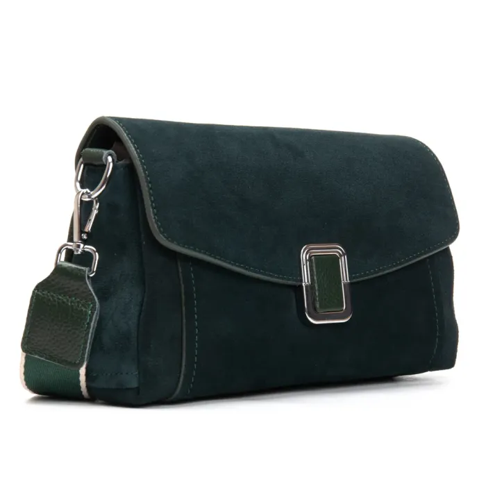 Сумка Женская Классическая замш ALEX RAI 93055 green