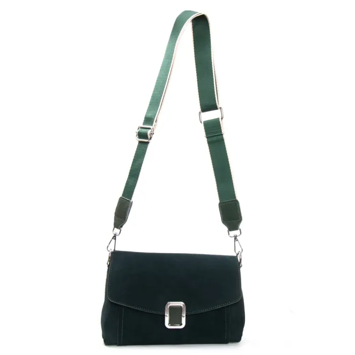 Сумка Женская Классическая замш ALEX RAI 93055 green