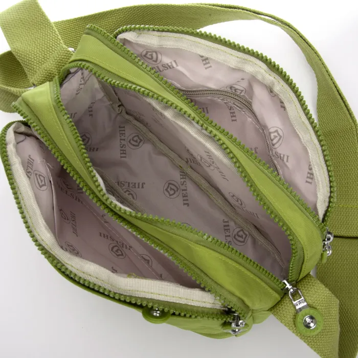 Сумка Женская Текстиль полиамид Jielshi B125 pea green