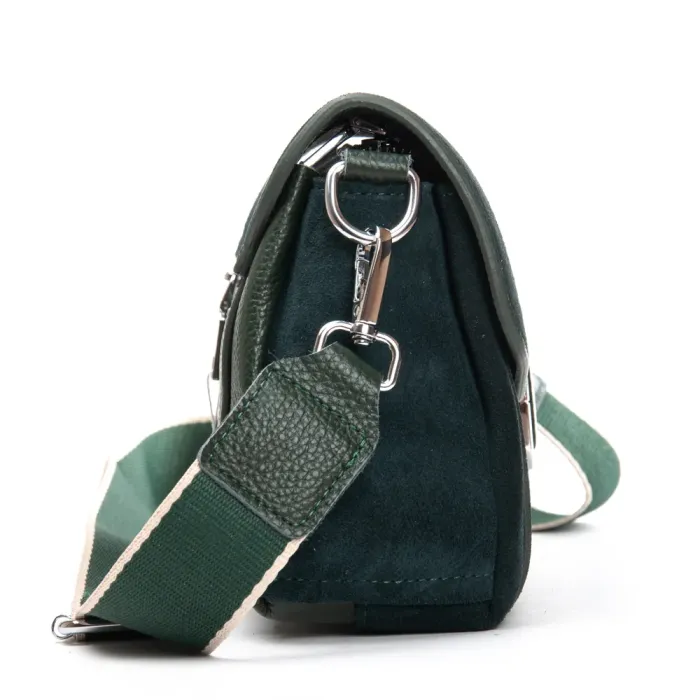 Сумка Женская Классическая замш ALEX RAI 93055 green
