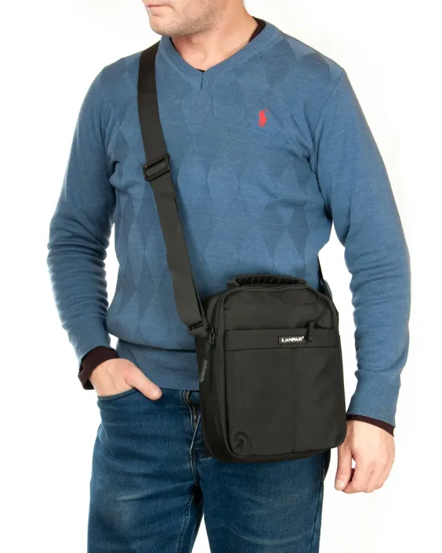 Сумка Мужская Планшет нейлон Lanpad A0935 black