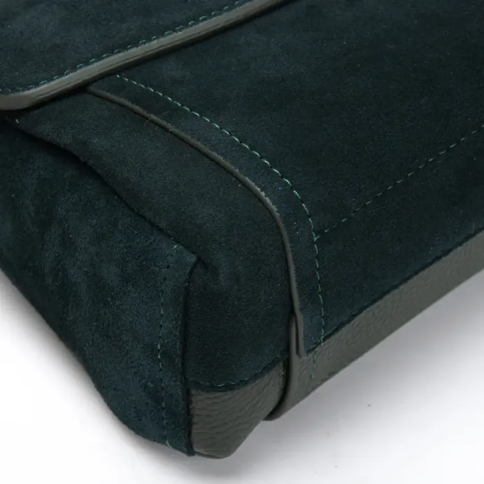 Сумка Женская Классическая замш ALEX RAI 93055 green