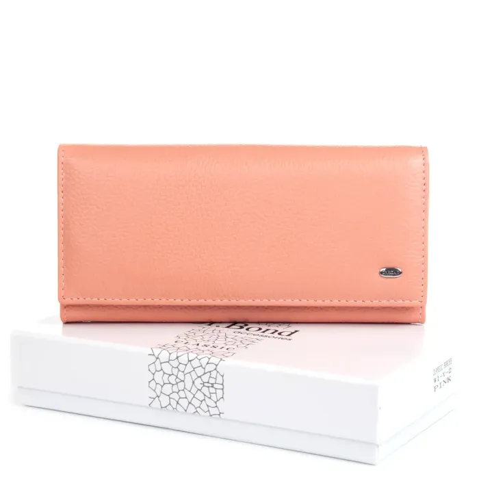 Кошелек Classic Женский кожа DR. BOND W1-V-2 pink purple