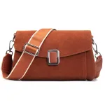 Сумка Женская Классическая замш ALEX RAI 93055 camel