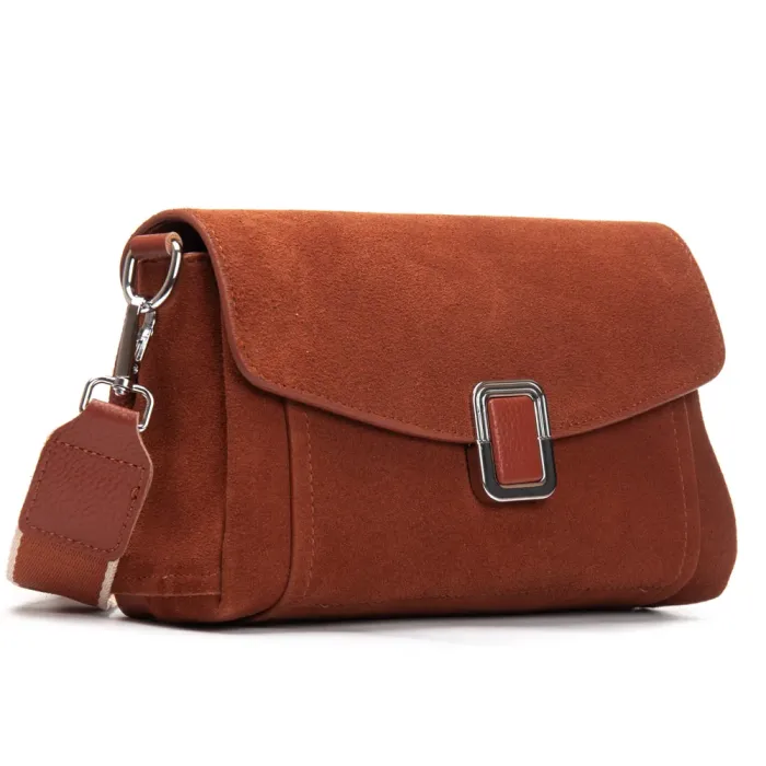 Сумка Женская Классическая замш ALEX RAI 93055 camel