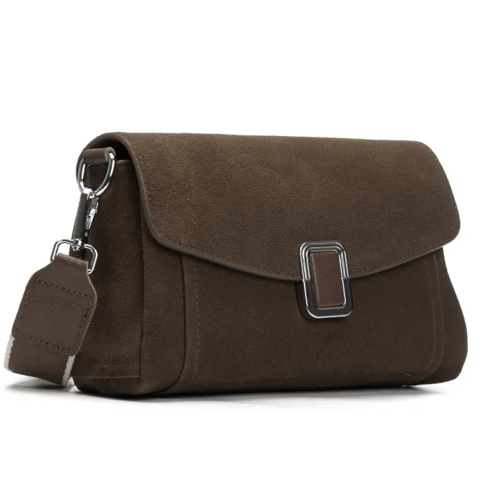 Сумка Женская Классическая замш ALEX RAI 93055 khaki