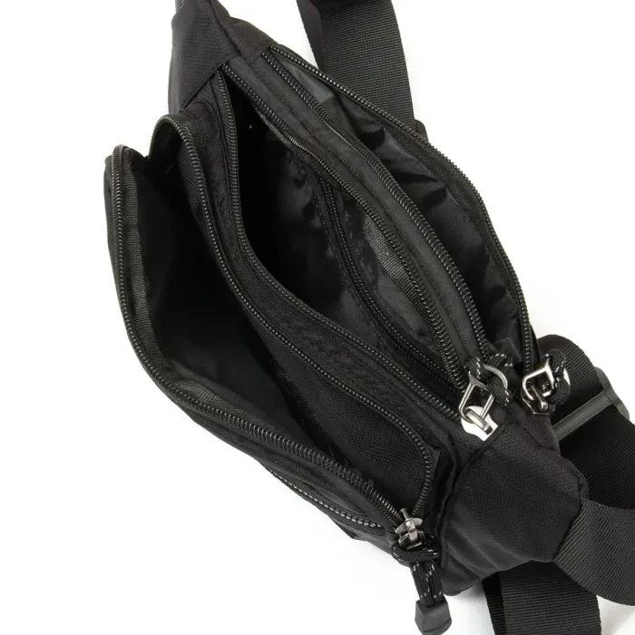 Сумка Мужская На пояс нейлон Lanpad 82063 black