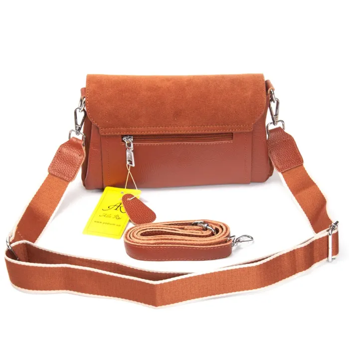 Сумка Женская Классическая замш ALEX RAI 93055 camel