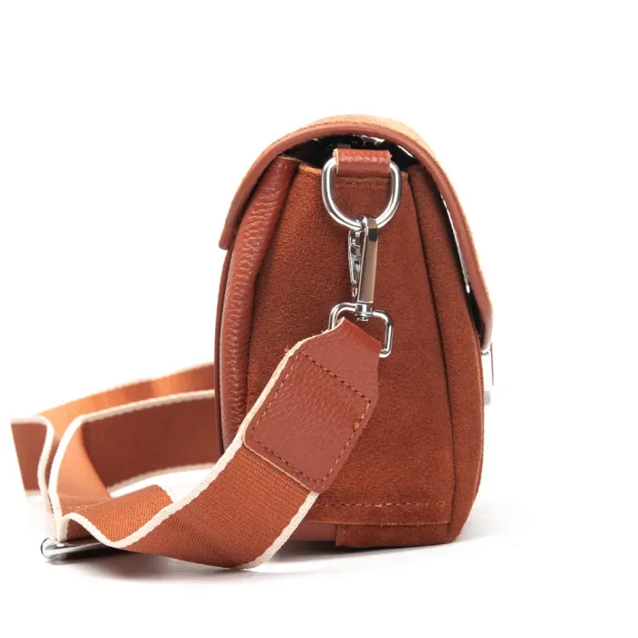 Сумка Женская Классическая замш ALEX RAI 93055 camel