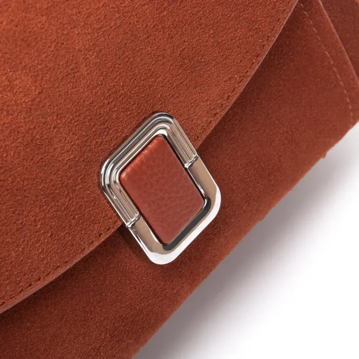 Сумка Женская Классическая замш ALEX RAI 93055 camel