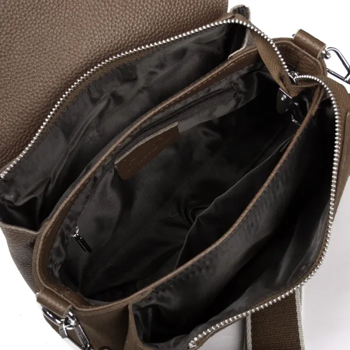 Сумка Женская Классическая замш ALEX RAI 93055 khaki