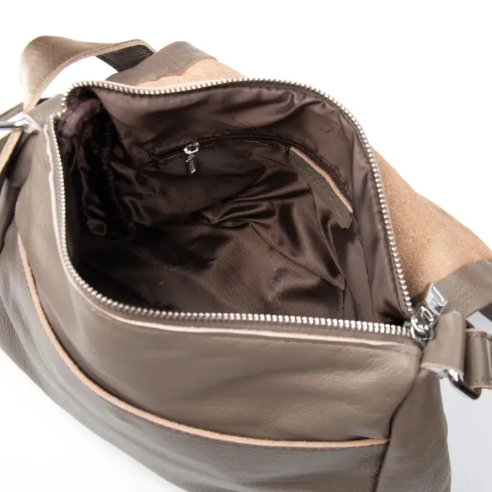 Сумка Женская Классическая кожа ALEX RAI 6504 l.grey