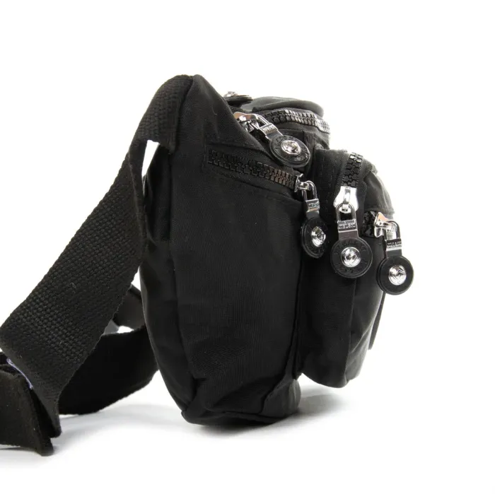Сумка Женская Текстиль на пояс полиамид Jielshi K-918 black