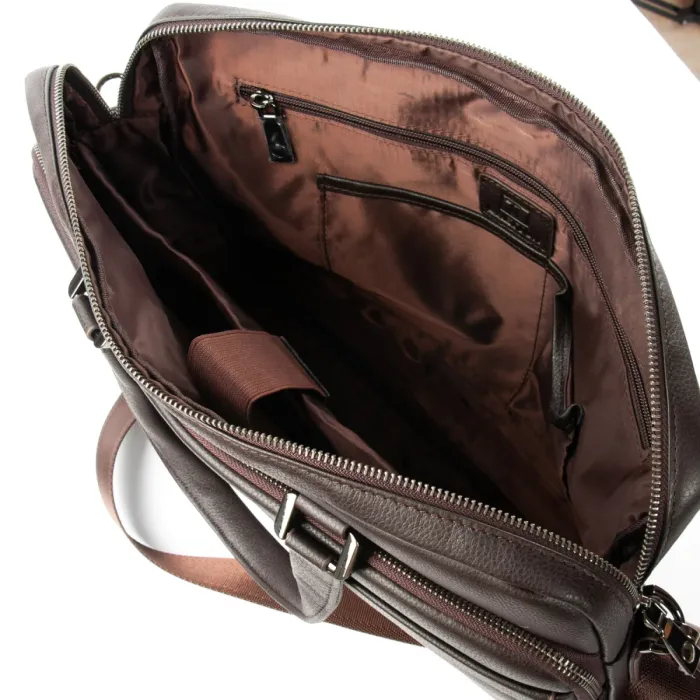 Сумка Мужская Портфель кожа BRETTON 1603-1 brown