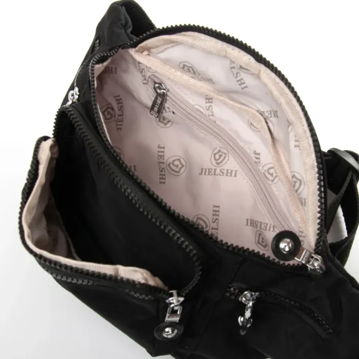 Сумка Женская Текстиль на пояс полиамид Jielshi K-918 black