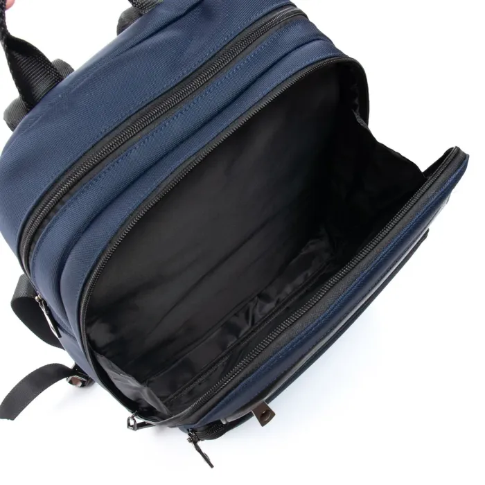 Рюкзак Городской кожа BRETTON 1650-9F-3 blue