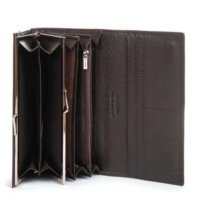 Кошелек Classic Женский кожа DR. BOND W1-V-2 coffee