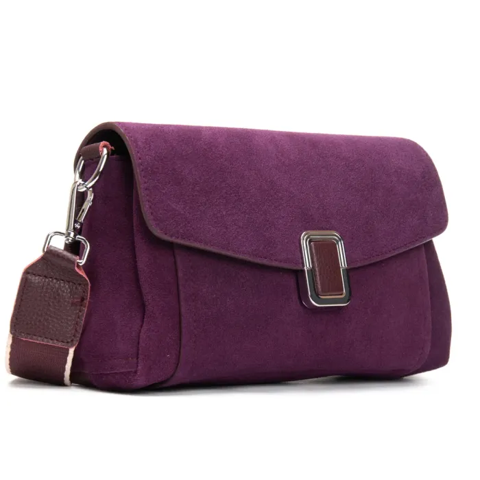 Сумка Женская Классическая замш ALEX RAI 93055 bordo