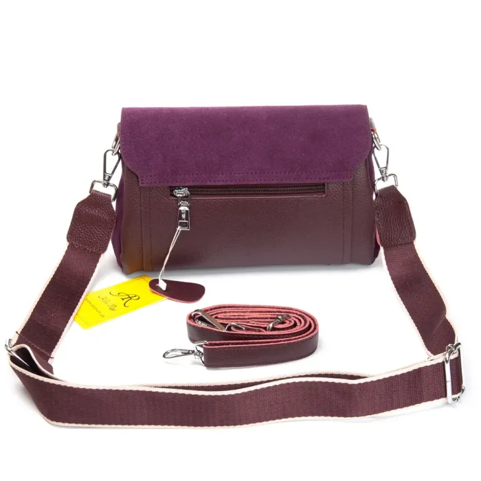 Сумка Женская Классическая замш ALEX RAI 93055 bordo