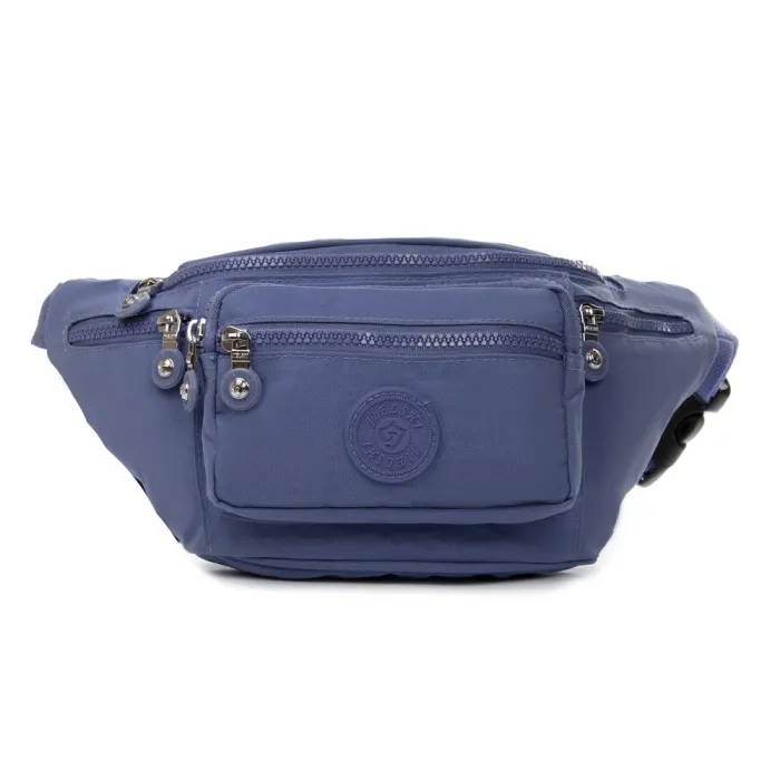 Сумка Женская Текстиль на пояс полиамид Jielshi K-918 l.blue