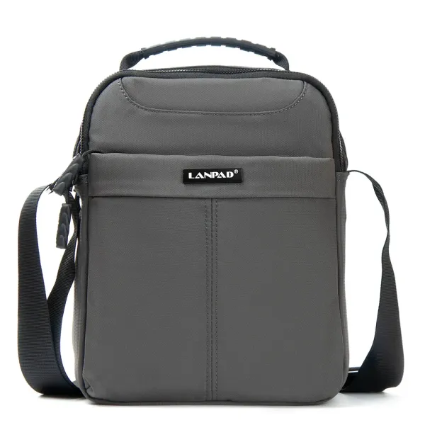 Сумка Мужская Планшет нейлон Lanpad 0935 grey бол