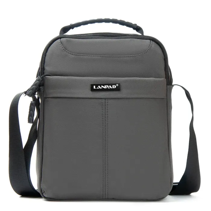 Сумка Мужская Планшет нейлон Lanpad 0935 grey бол