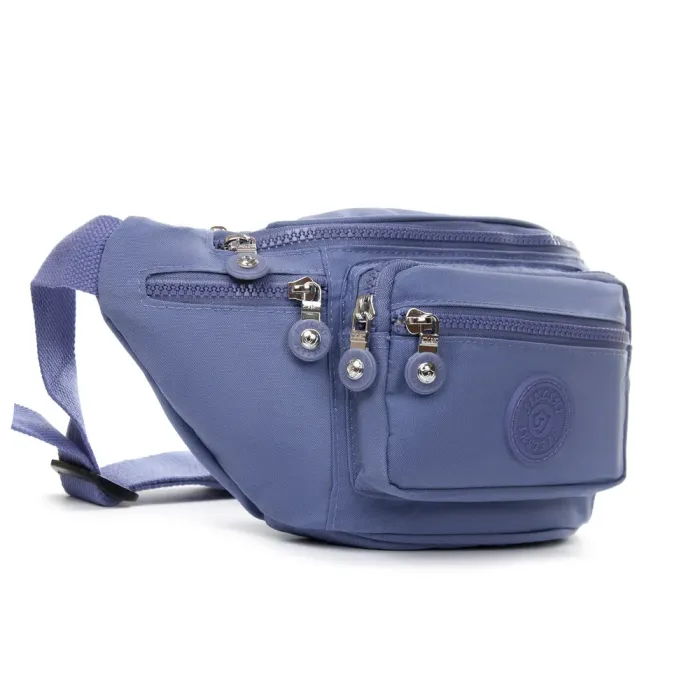 Сумка Женская Текстиль на пояс полиамид Jielshi K-918 l.blue