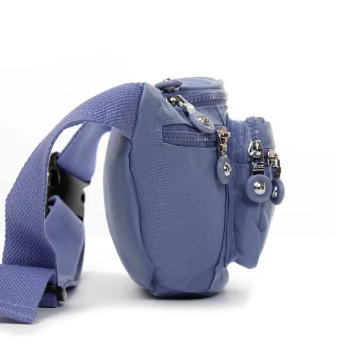 Сумка Женская Текстиль на пояс полиамид Jielshi K-918 l.blue
