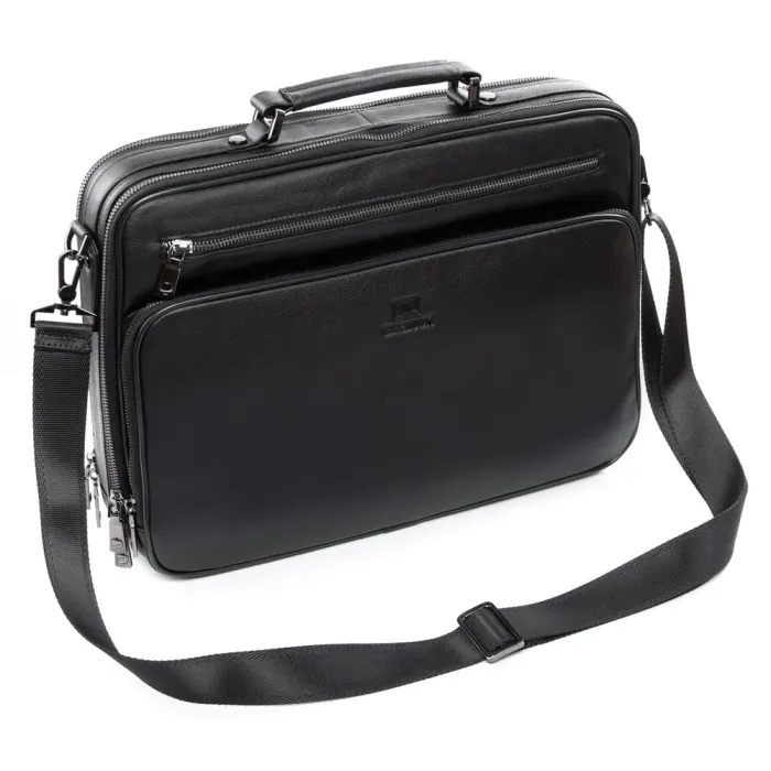 Сумка Мужская Портфель кожа BRETTON 9221-1 black