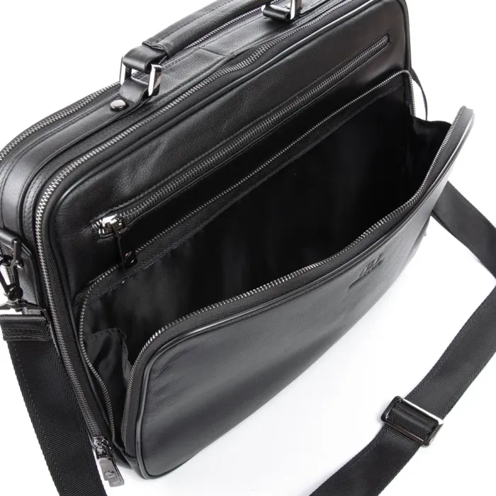 Сумка Мужская Портфель кожа BRETTON 9221-1 black