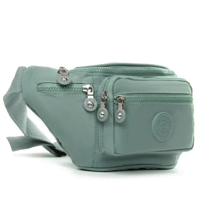 Сумка Женская Текстиль на пояс полиамид Jielshi K-918 b.blue