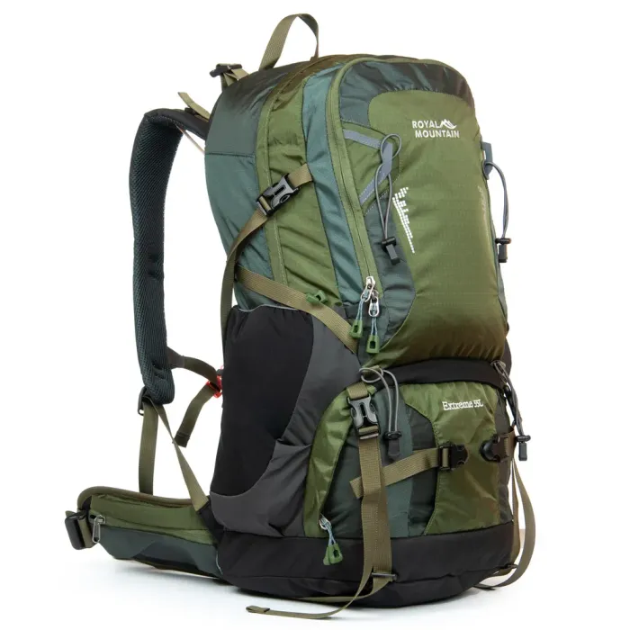 Рюкзак Туристический нейлон Royal Mountain 8368-55L green