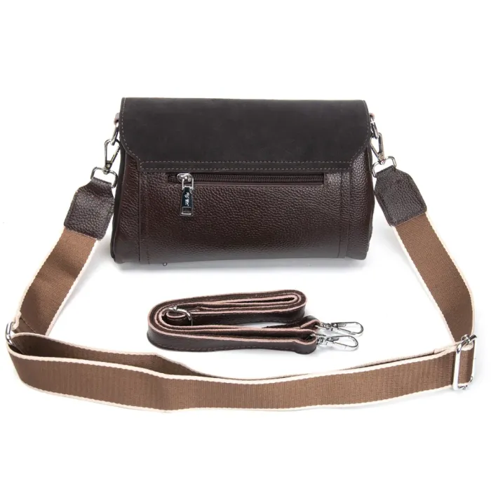 Сумка Женская Классическая замш ALEX RAI 93055 brown