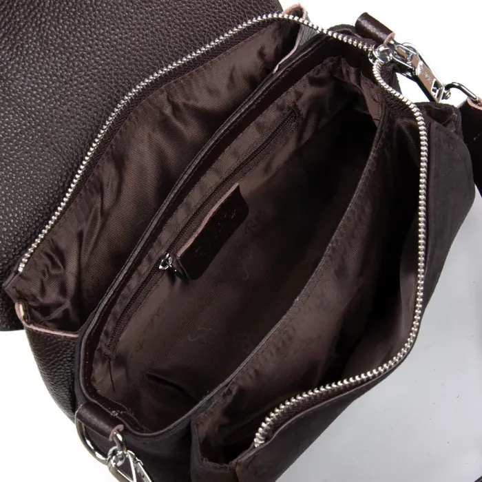 Сумка Женская Классическая замш ALEX RAI 93055 brown