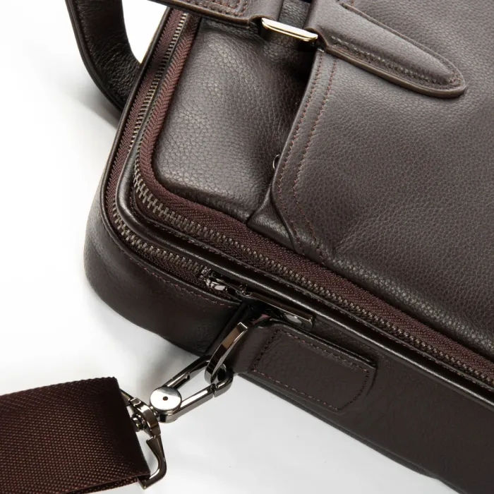 Сумка Мужская Портфель кожа BRETTON 411-1 brown