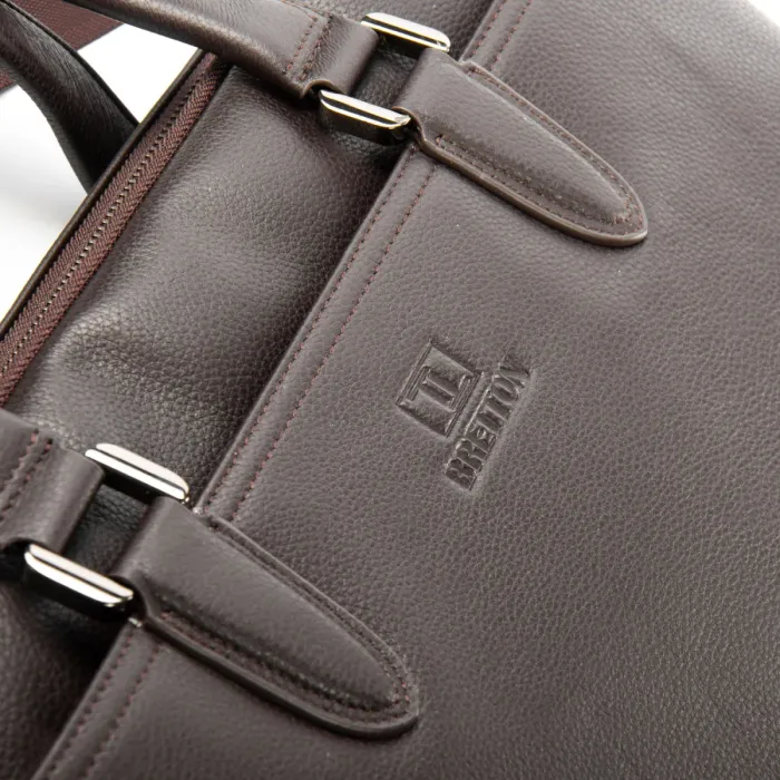 Сумка Мужская Портфель кожа BRETTON 411-1 brown