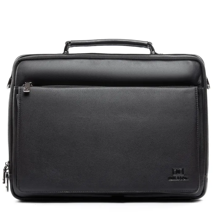Сумка Мужская Портфель кожа BRETTON 1750-1 black