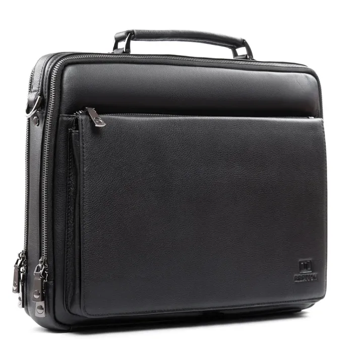 Сумка Мужская Портфель кожа BRETTON 1750-1 black
