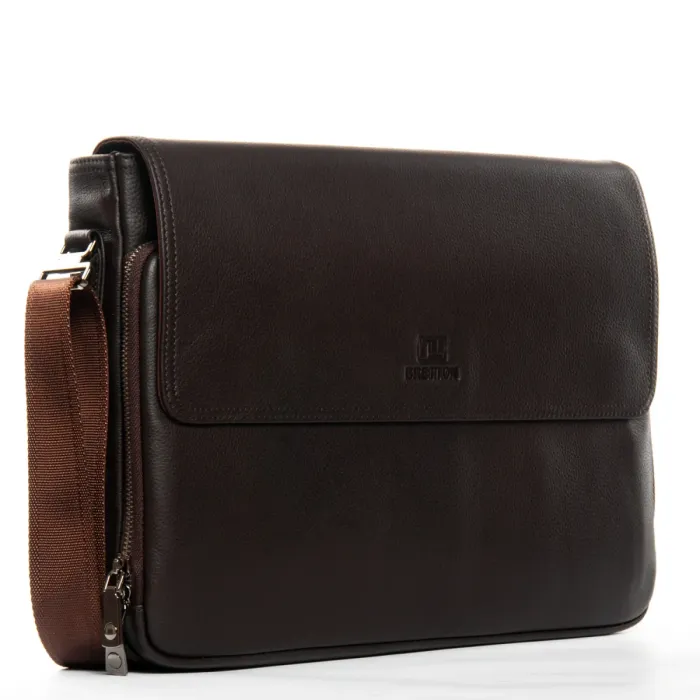 Сумка Мужская Портфель кожа BRETTON 3710-7 brown