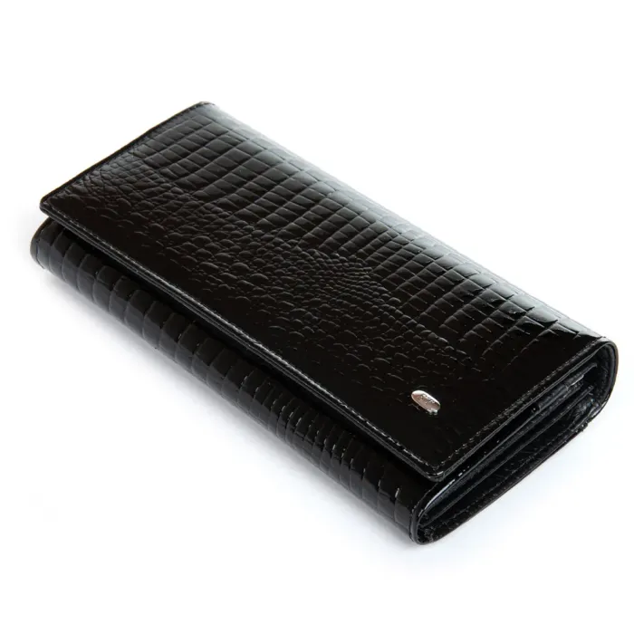 Кошелек LR Женский кожа-лак SERGIO TORRETTI FEW1-V-2 black