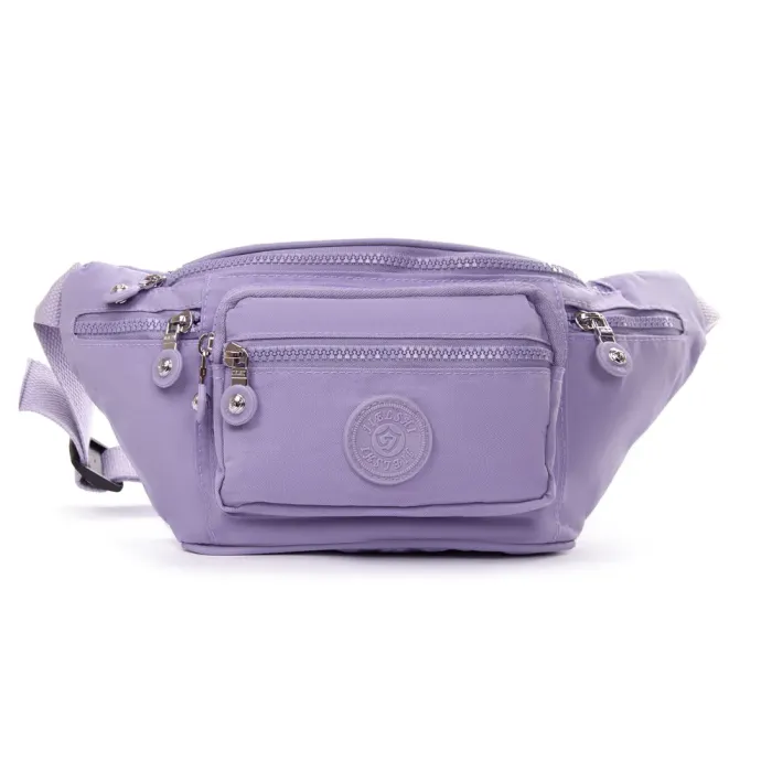 Сумка Женская Текстиль на пояс полиамид Jielshi K-918 l.purple