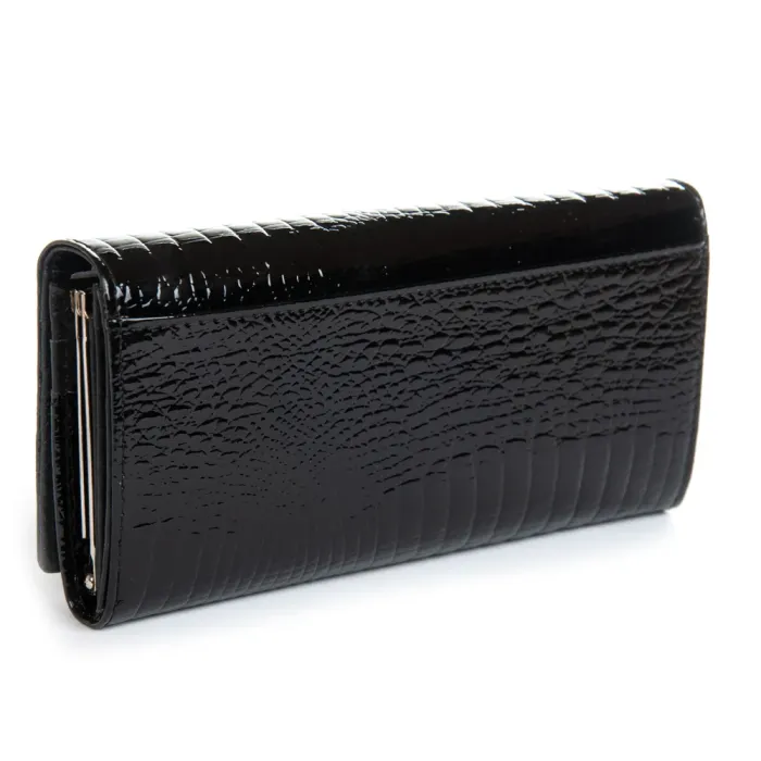 Кошелек LR Женский кожа-лак SERGIO TORRETTI FEW1-V-2 black