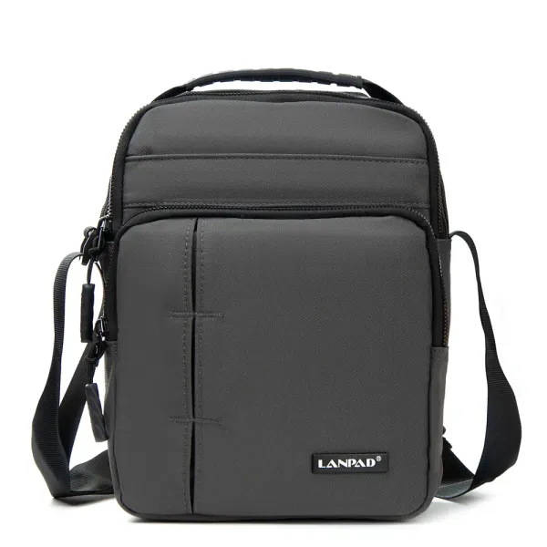 Сумка Мужская Планшет нейлон Lanpad 0939 grey бол